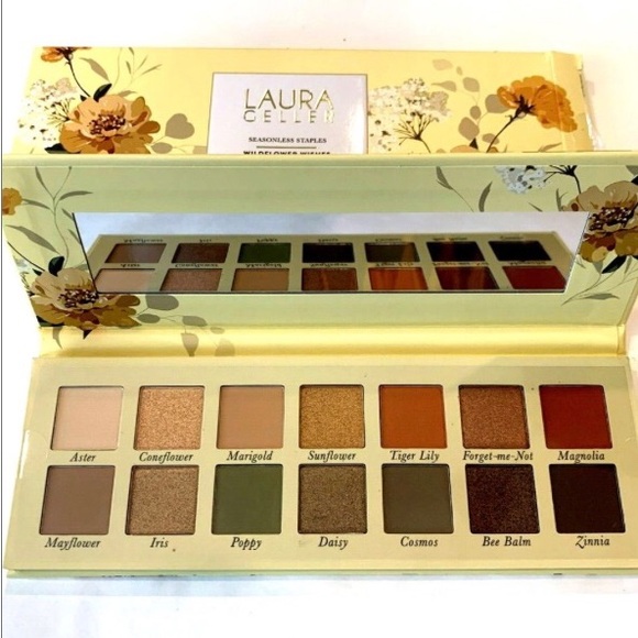 🎨NIB🎨 LAURA GELLER Seasonless Staples Wildflower Wishes 14 Pan Eyeshadow Palette - Picture 4 of 7